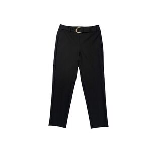 Rachel Zoe Belted Pull-On Slim Pant – Black – Size 6